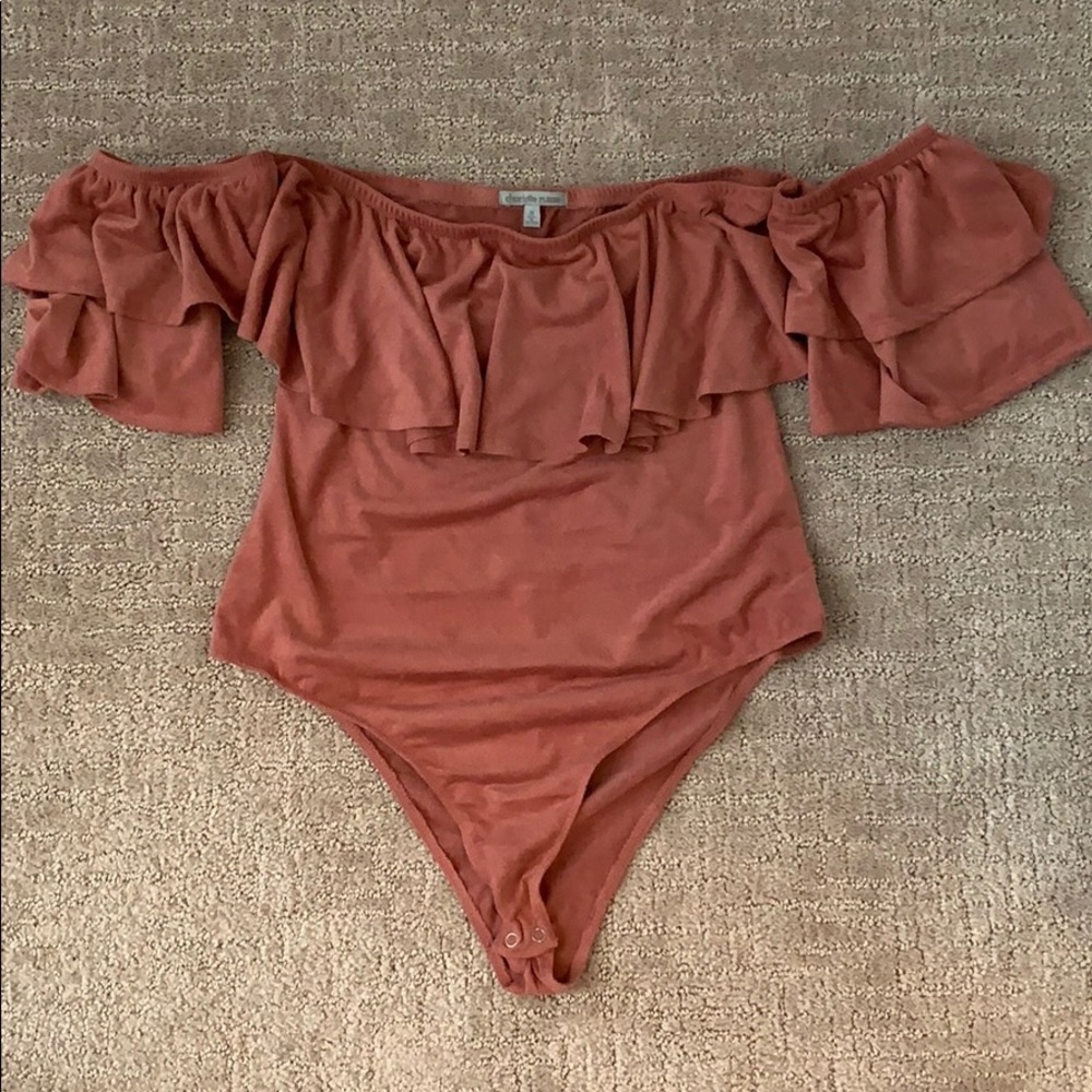 Charlotte Russe Mauve Bodysuit
